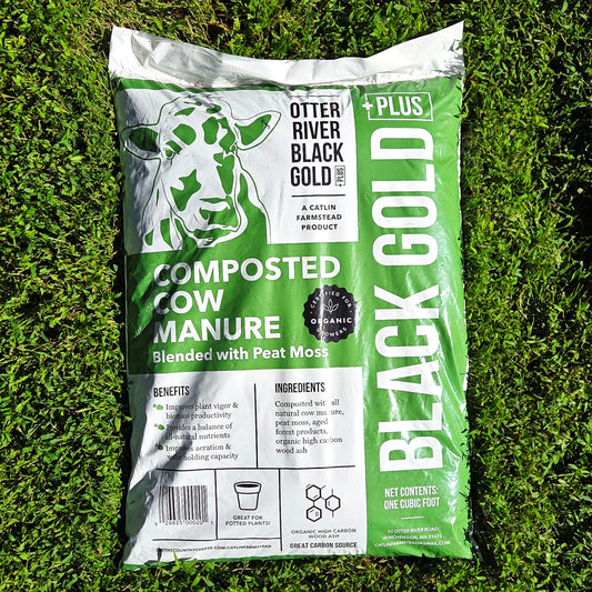 Composted Cow Manure with Peat Moss - 1 Cu. Ft. Bag