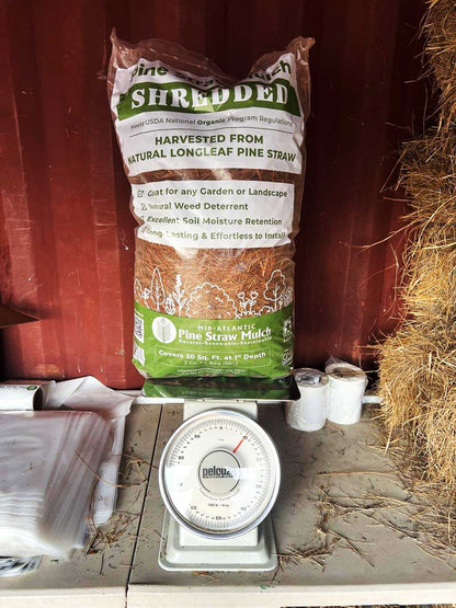 Shredded Pine Straw Bags of Mulch - 2 Cu. Ft. Bags (2 Bags per Box)