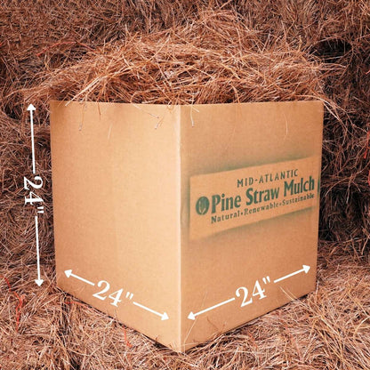Pine Straw Mulch Delivery LG Box Dimensions
