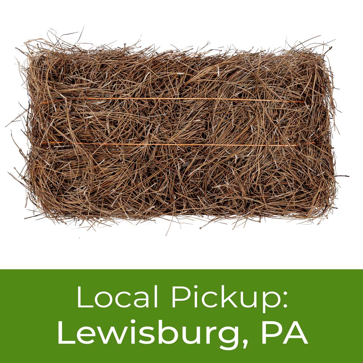 Longleaf Pine Straw Mulch Pickup Lewisburg, PA