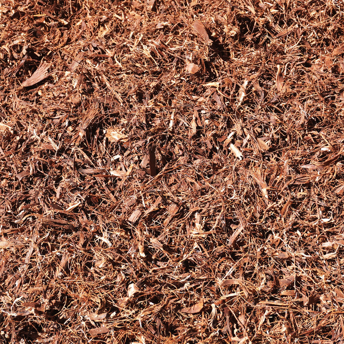 Longleaf Shredded Pine Cone Mulch Closeup