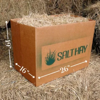 Salt Hay Vegetable Garden Mulch Box